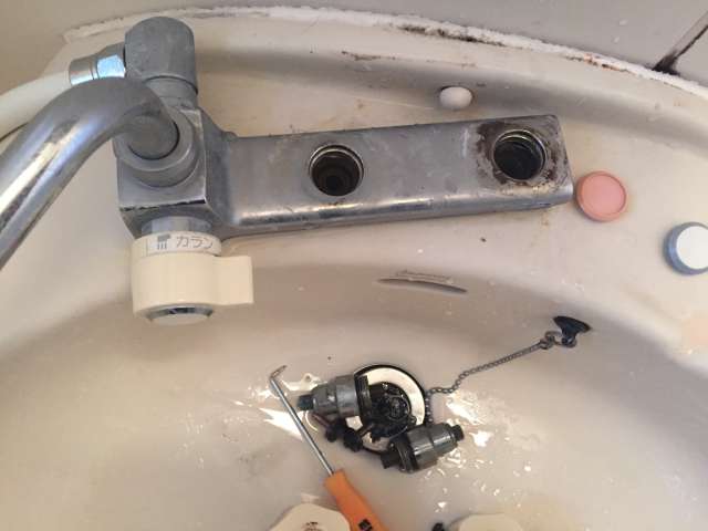 MYM水栓の水漏れ修理