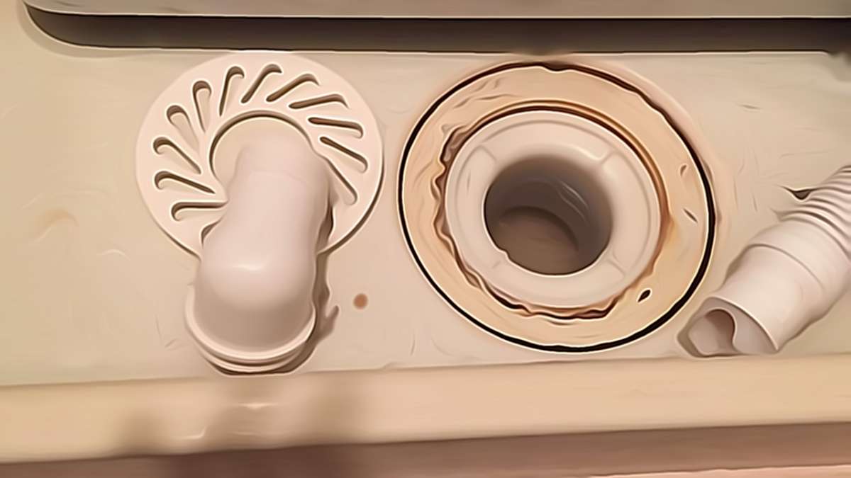 洗濯機防水パンの流れが悪い