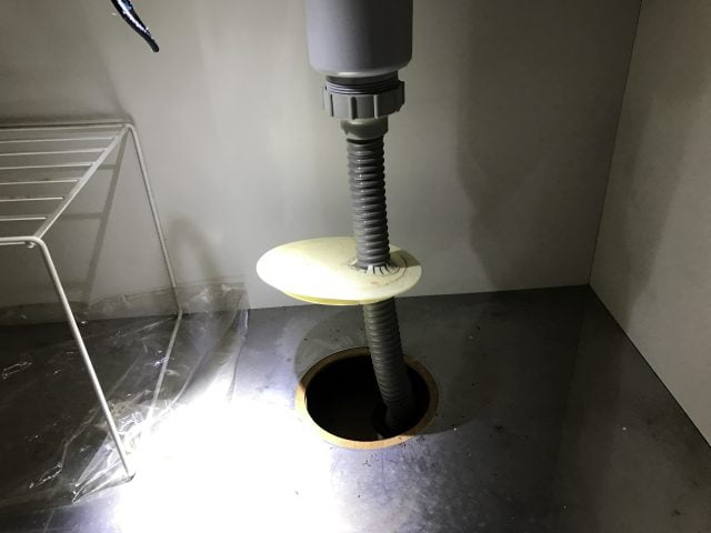ケルヒャー高圧洗浄機で排水管のつまりを直す